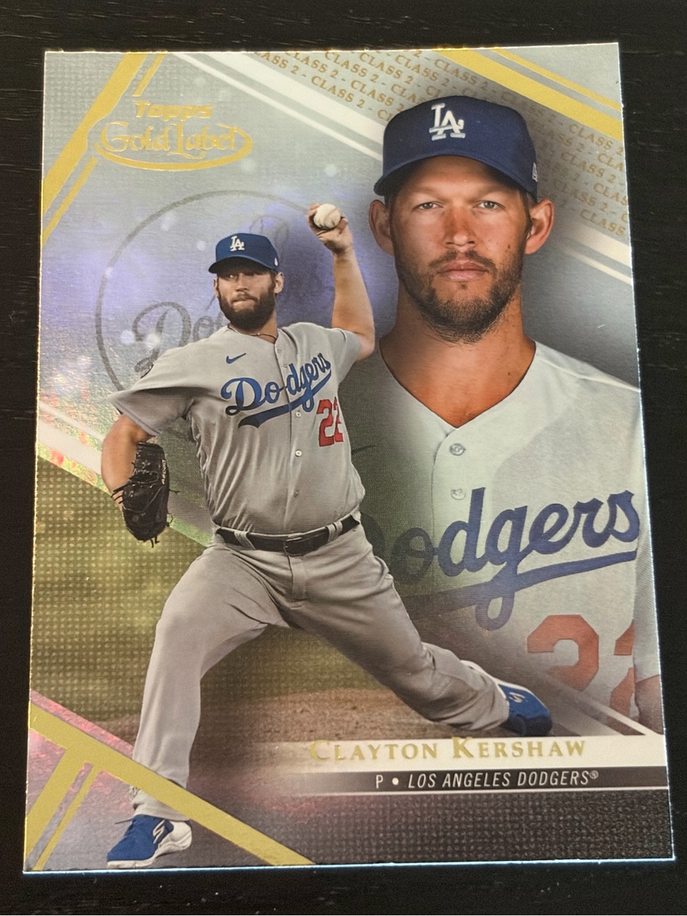 🔥NOW $3🔥 Clayton Kershaw 2021/22 Topps Gold Label Dodgers Baseball Card